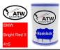 Preview: BMW, Bright Red II, 415: 500ml Lackdose, von ATW Autoteile West.